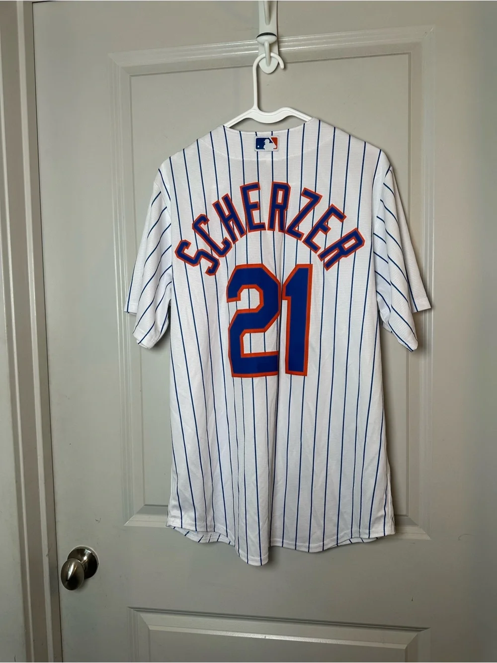 NIKE Authentic Max SCHERZER On Field New York Mets Baseball Jersey, Medium